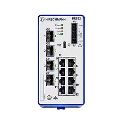 Hirschmann 942 170-048 Managed Fast Ethernet Switch (2) 48VDC 54VDC